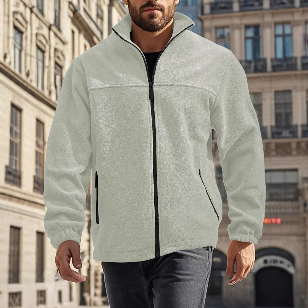 Nathaniel | Men's Fleece Jacket Insulated Sherpa