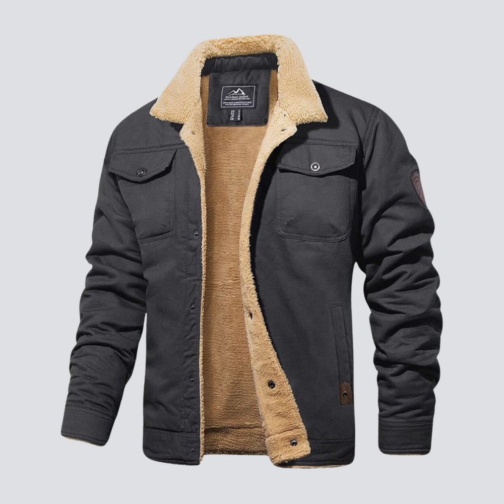 Octavian | Men's Sherpa Fleece Jacket Winter