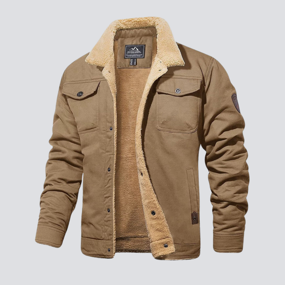 Octavian | Men's Sherpa Fleece Jacket Winter