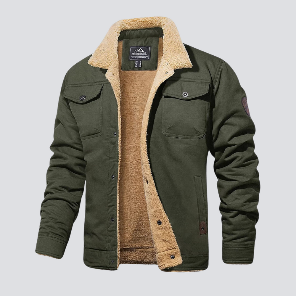Octavian | Men's Sherpa Fleece Jacket Winter