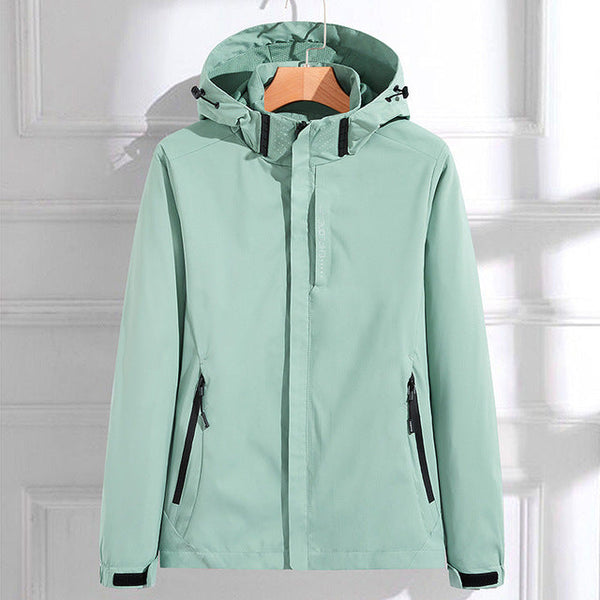 Women's Zip-Through Hooded Waterproof Jacket