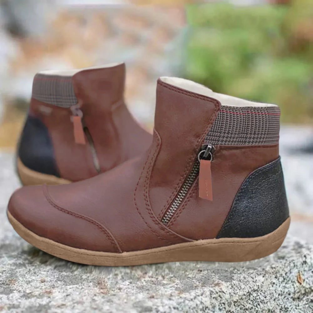 Perrine | Women's Waterproof Leather Ankle Boots
