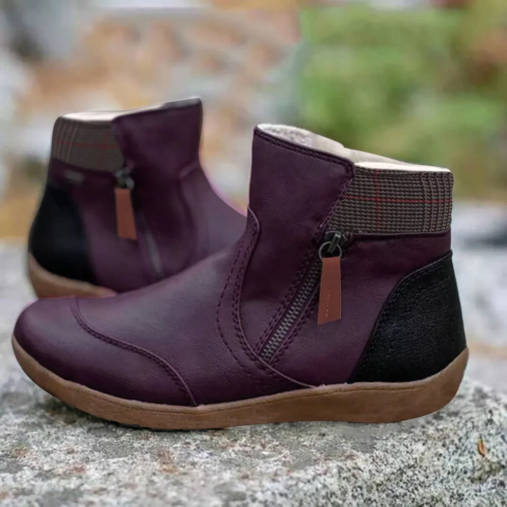Perrine | Women's Waterproof Leather Ankle Boots