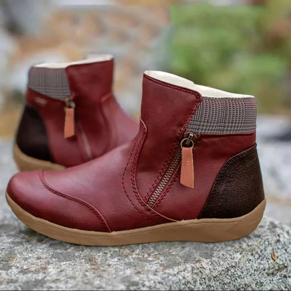 Perrine | Women's Waterproof Leather Ankle Boots