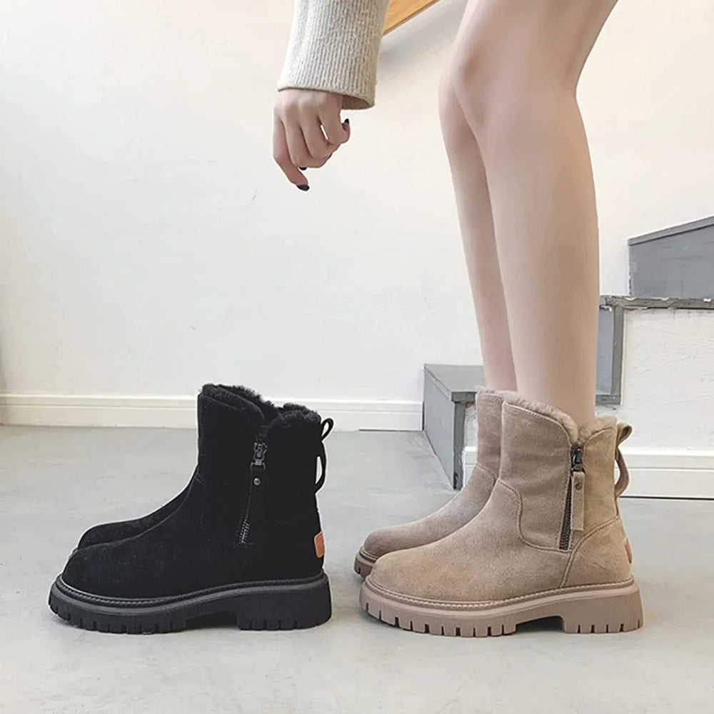 Persephone | Women's Fur Lined Winter Ankle Boots