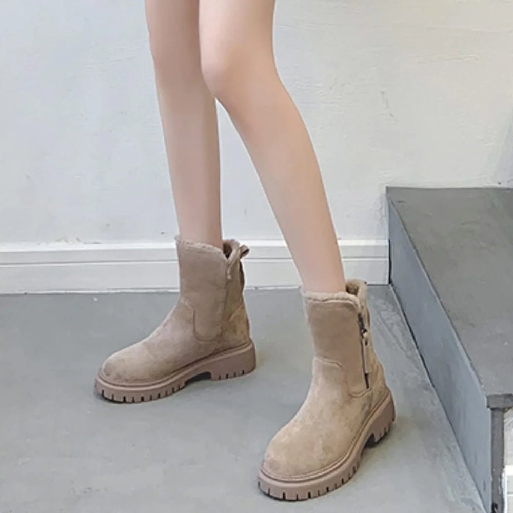 Persephone | Women's Fur Lined Winter Ankle Boots