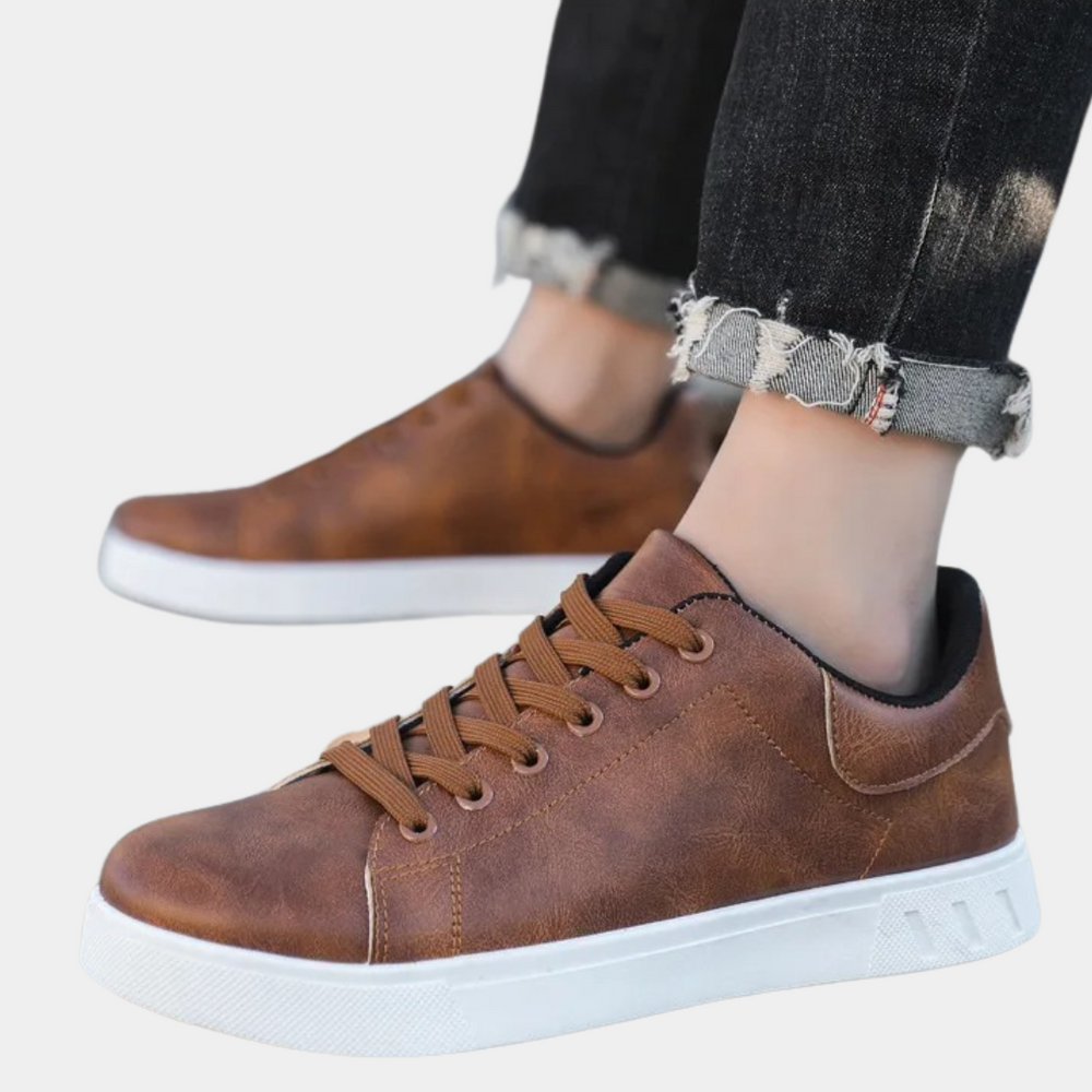 Phineas | Men's Trainers Leather Walking Shoes
