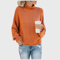 Women's Chunky High-Neck Turtleneck Sweater