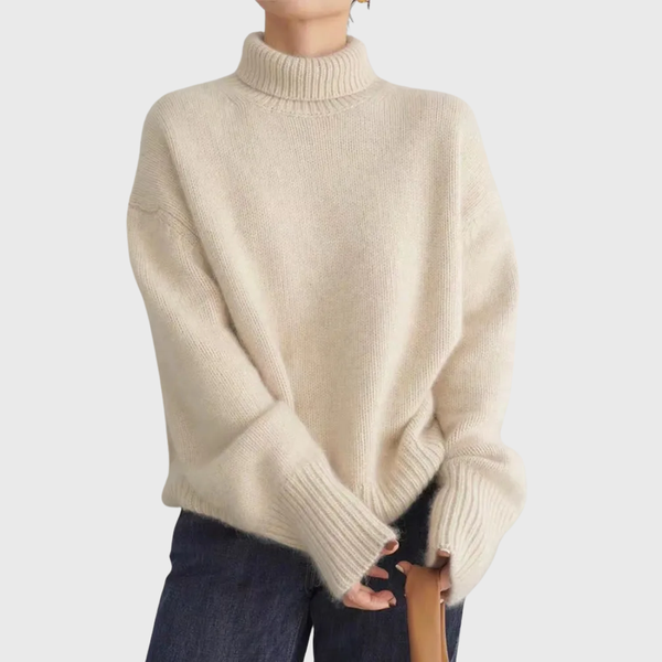 Women's Cashmere-Blend Turtleneck Sweater