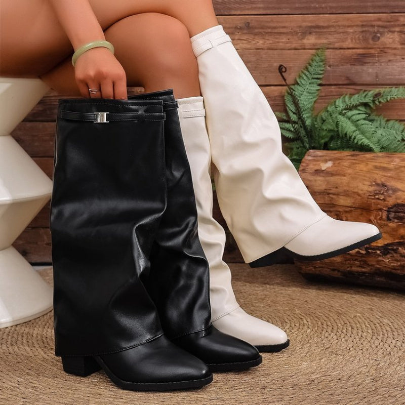Primrose | Women's Pointed Toe Knee High Boots Tall