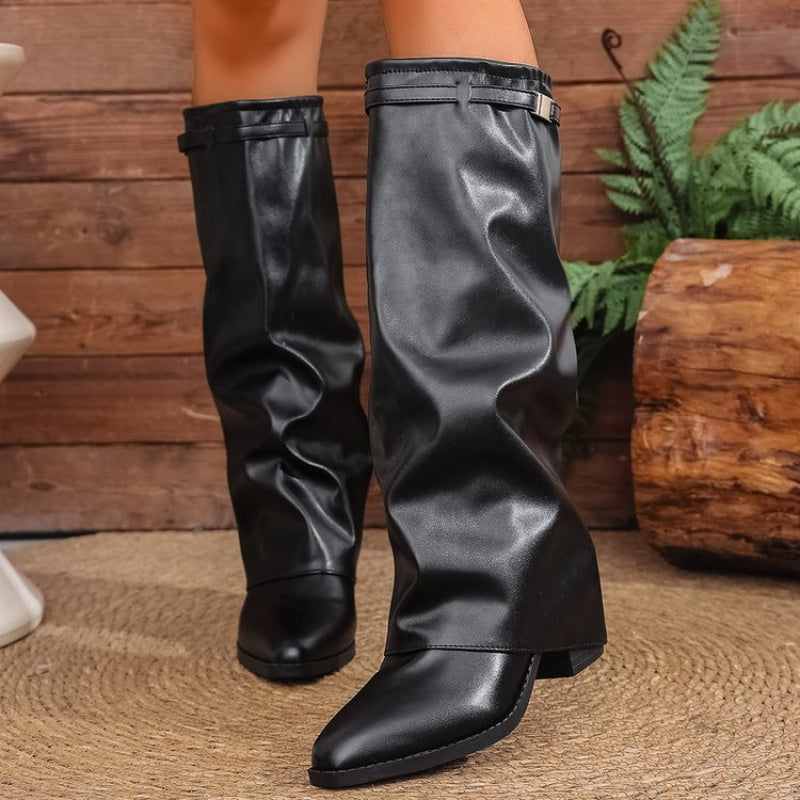 Primrose | Women's Pointed Toe Knee High Boots Tall