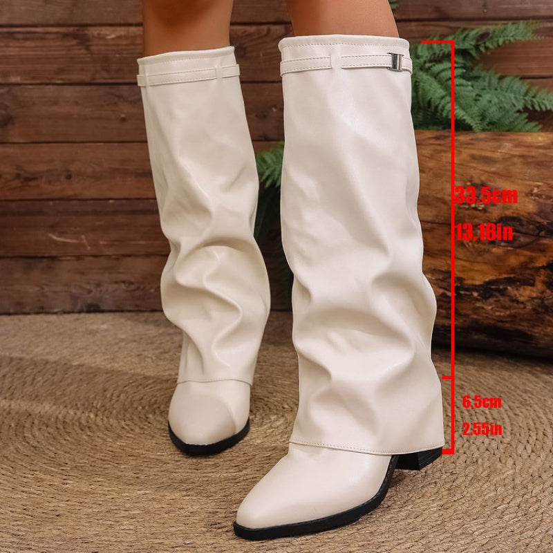Primrose | Women's Pointed Toe Knee High Boots Tall