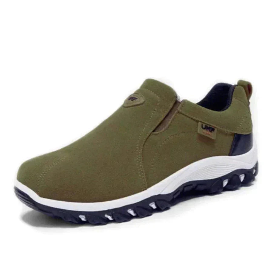 Quentin | Men's Suede Slip on Trainers