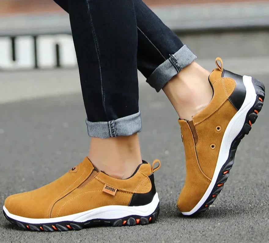 Quentin | Men's Suede Slip on Trainers