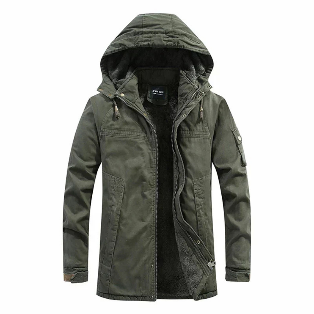 Raoul | Men's Fur Lined Hooded Winter Jacket