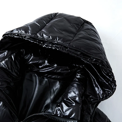 Rhett | Men's Glossy Hooded Puffer Jacket