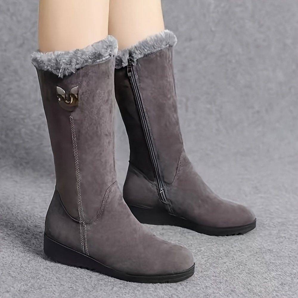 Rosalind | Women's Lug Sole Knee High Boots Tall