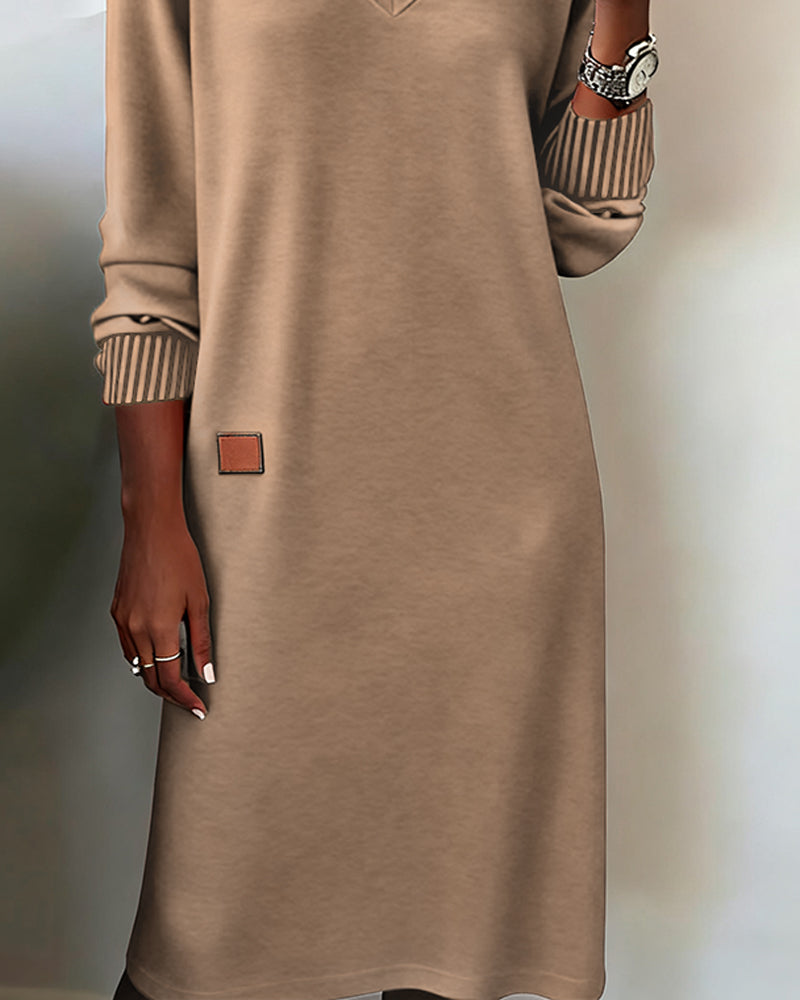 Roxane | Women's V Neck Jumper Dress Knit