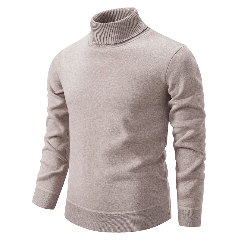 Men's Soft Knitted Turtleneck Sweater
