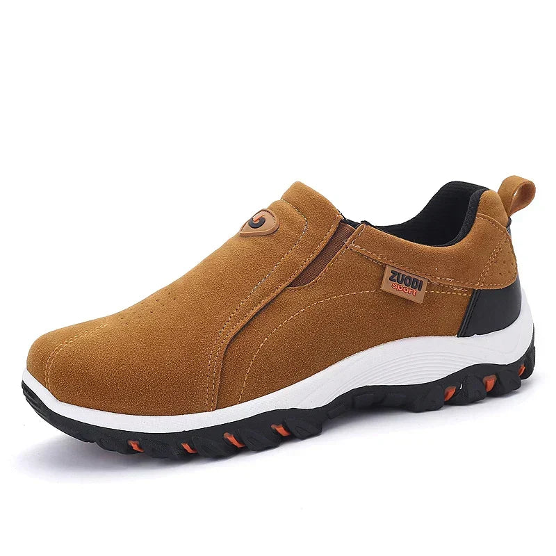 Men's All-Season Suede Slip-On Sneakers