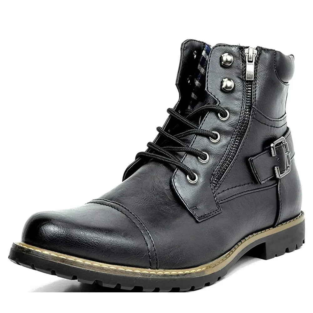 Men's Lace-Up Constable Leather Boots