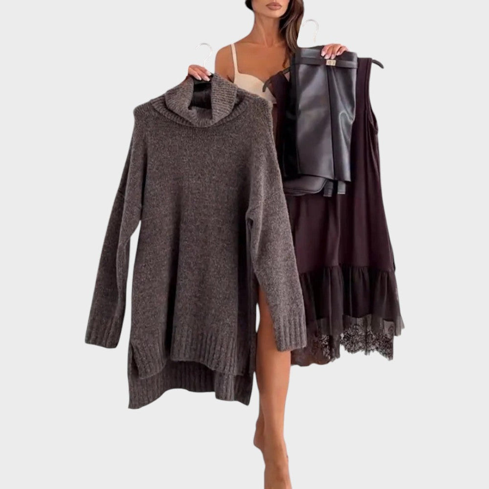 Serena | Women's Jumper Dress Soft Knit