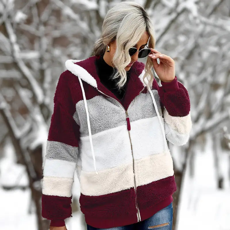 Solange | Women's Sherpa Fleece Jacket