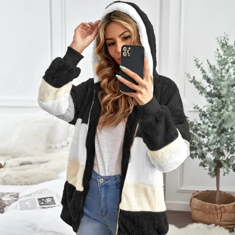 Solange | Women's Sherpa Fleece Jacket