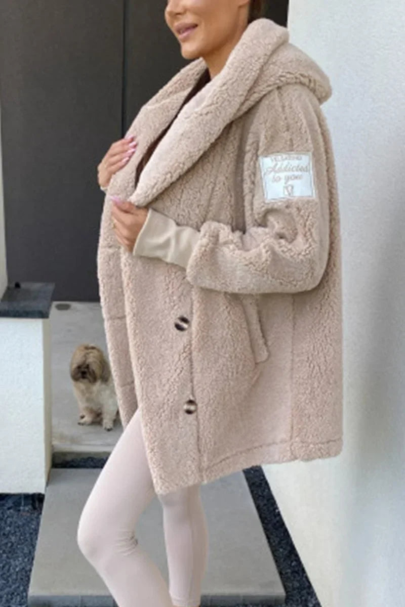 Talia | Women's Hooded Sherpa Fleece Jacket