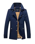 Men's Elegant Padded Trench Coat