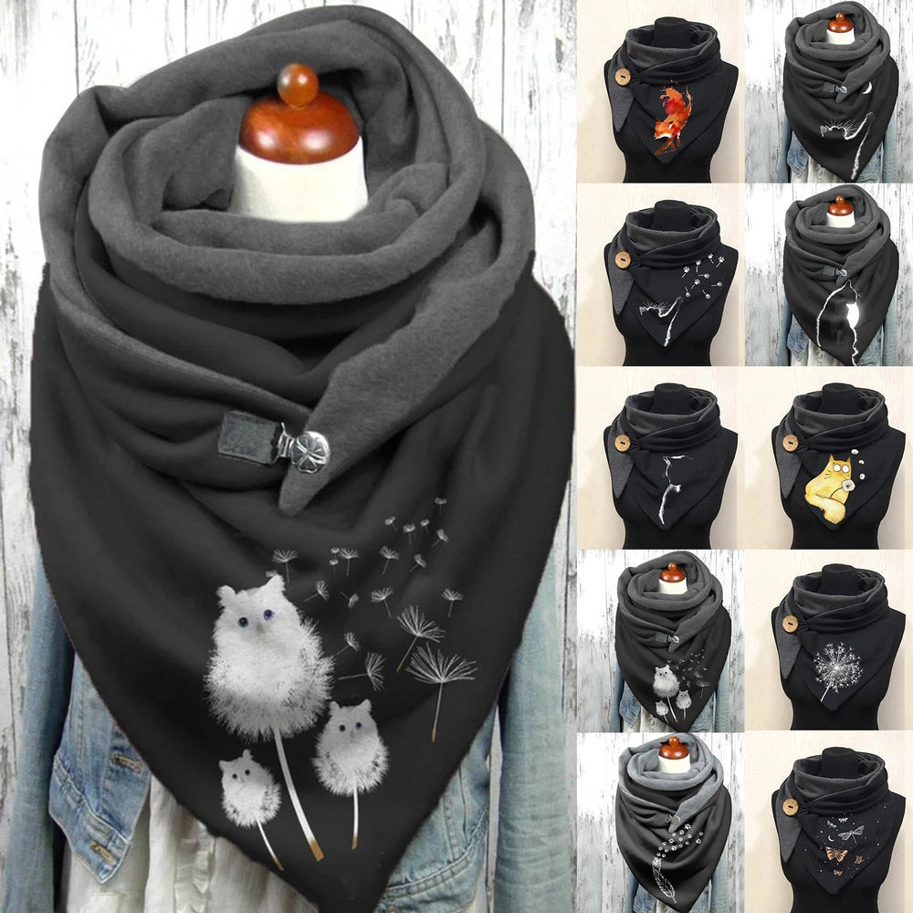 Violet | Women's Blanket Scarf Winter Knit