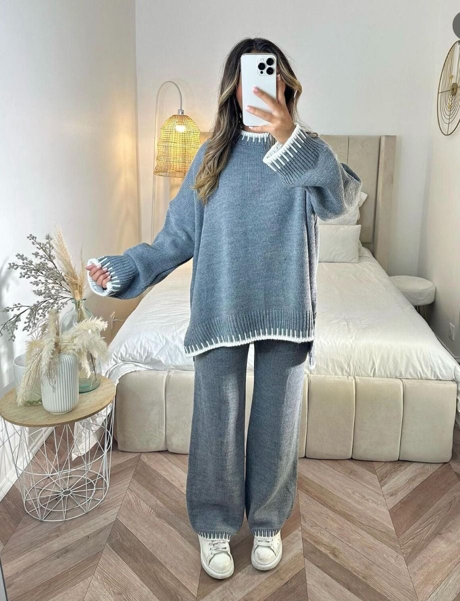 Vivien | Women's Ribbed Knit Lounge Set