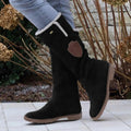Women's Shearling-Trim Knee-High Winter Boots