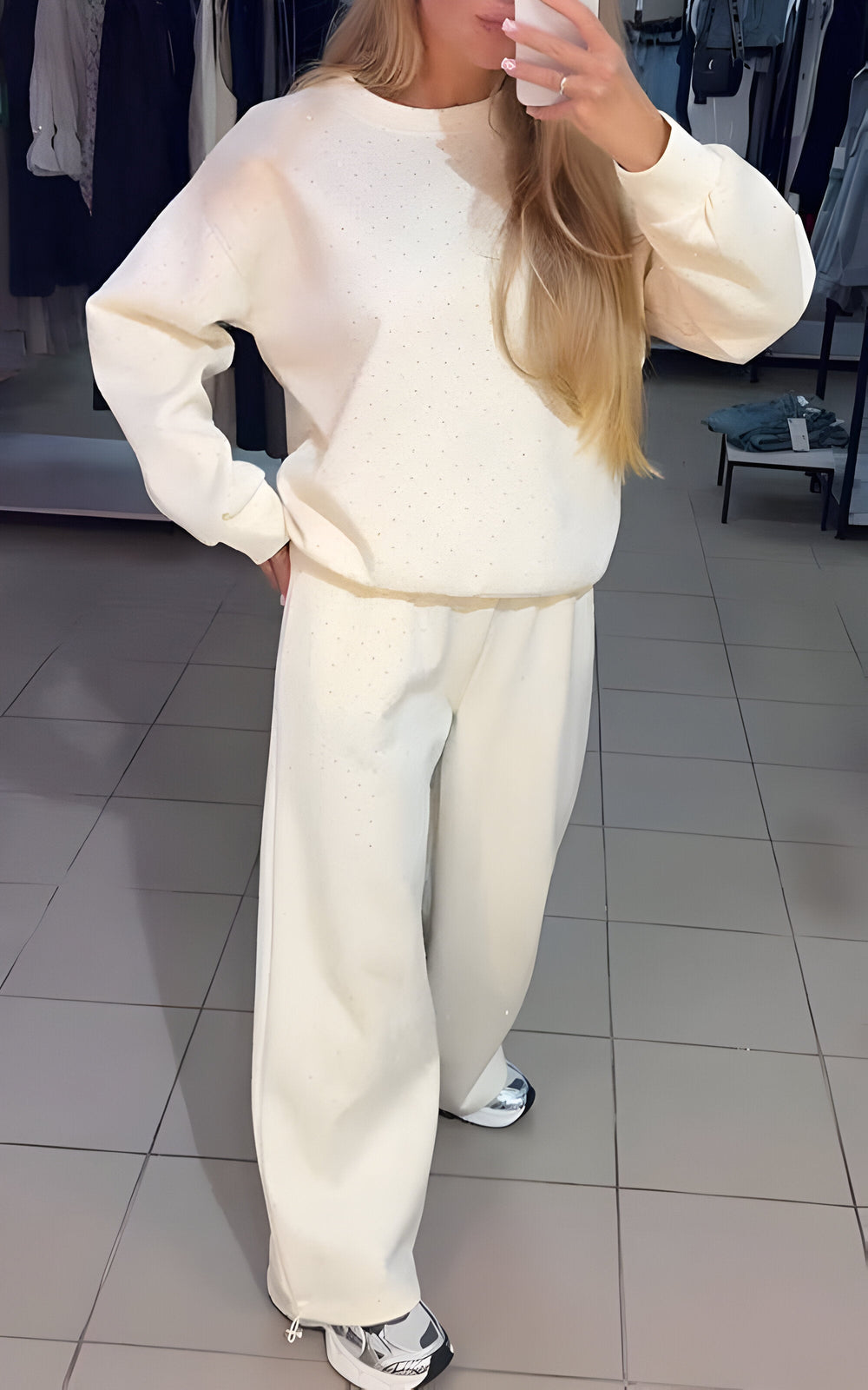 Winifred | Women's Knit Lounge Set Loungewear Ribbed