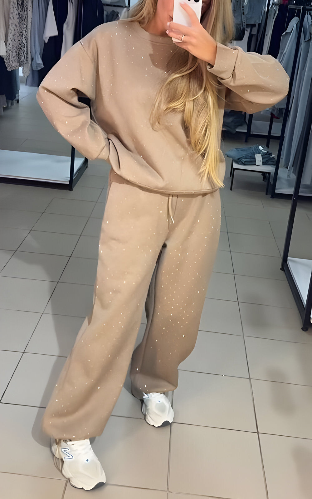 Winifred | Women's Knit Lounge Set Loungewear Ribbed