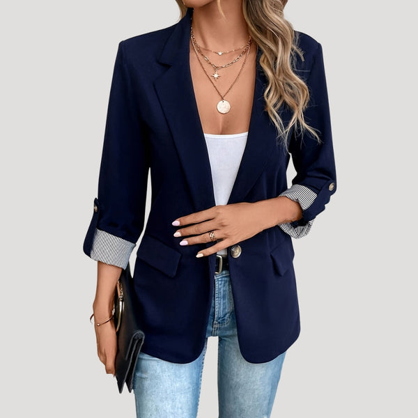 Women's Tailored Single-Breasted Blazer