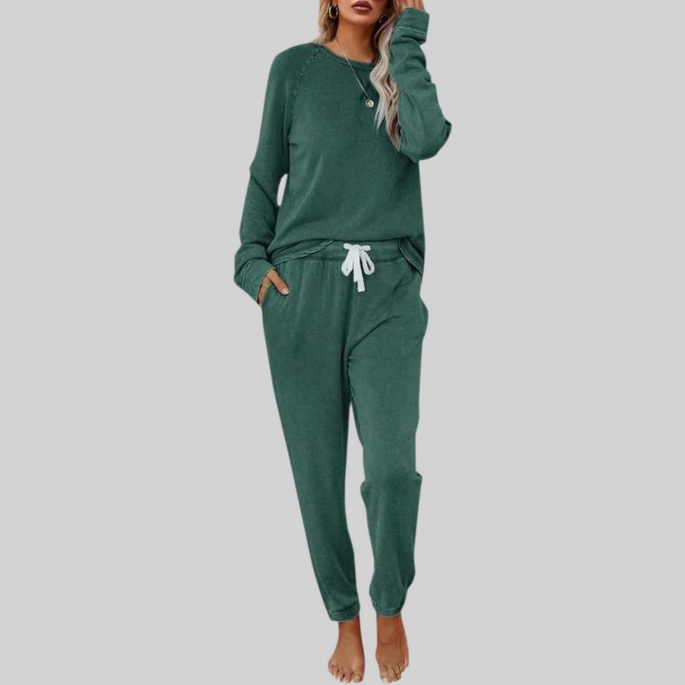 Wynne | Women's Long Sleeve Knit Lounge Set
