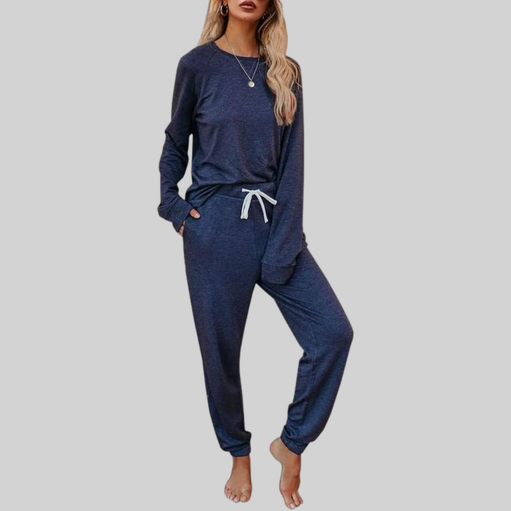 Wynne | Women's Long Sleeve Knit Lounge Set