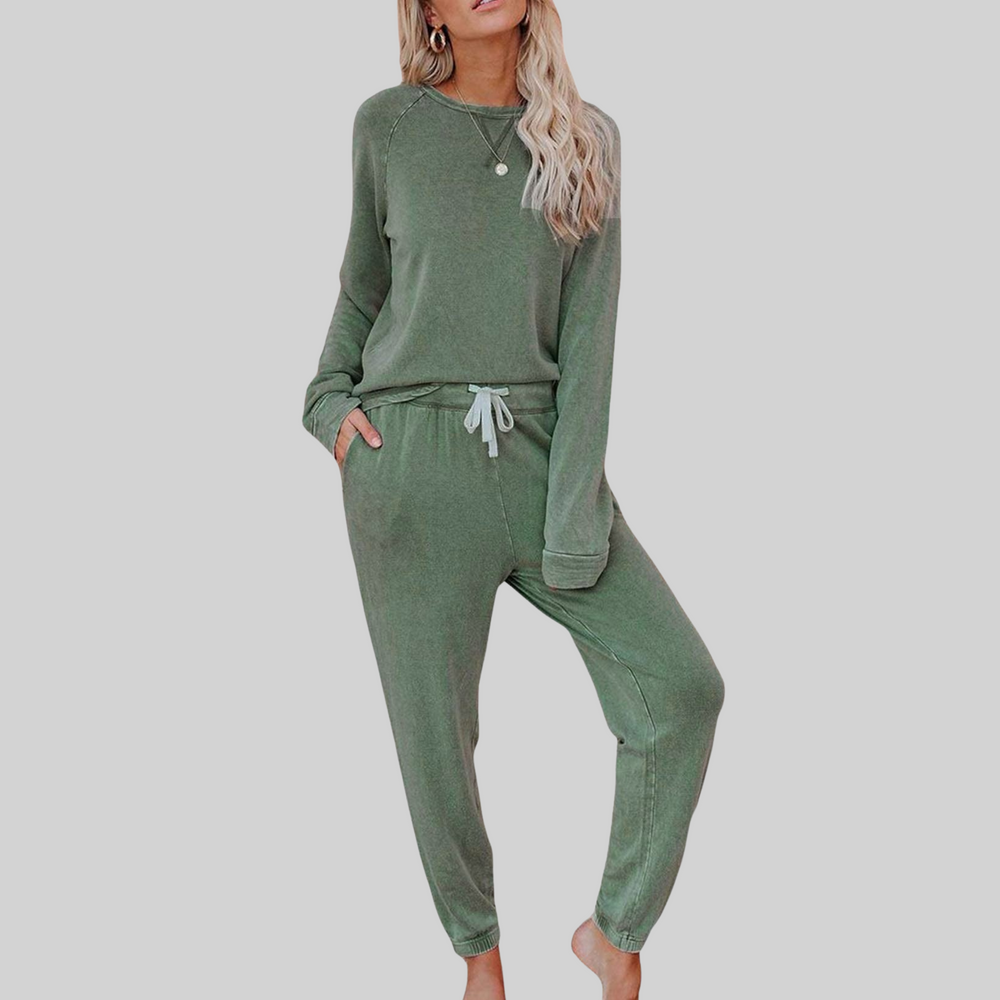 Wynne | Women's Long Sleeve Knit Lounge Set