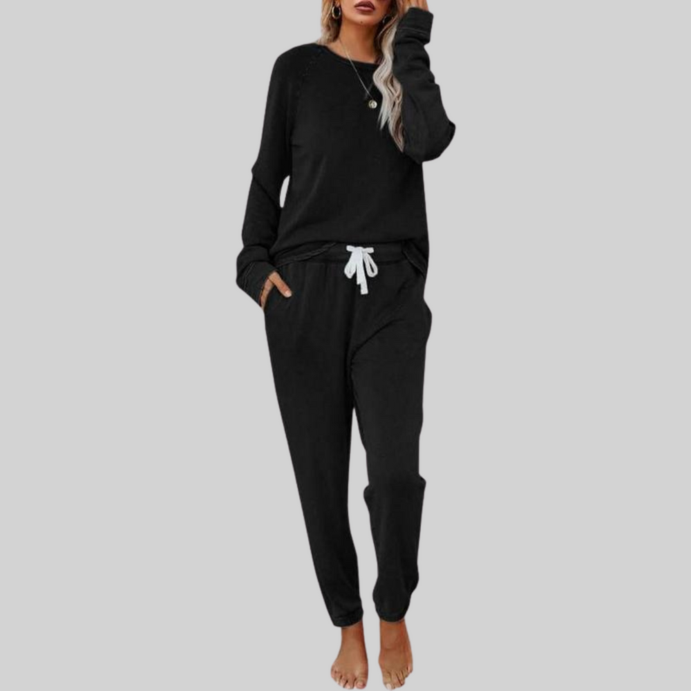 Wynne | Women's Long Sleeve Knit Lounge Set