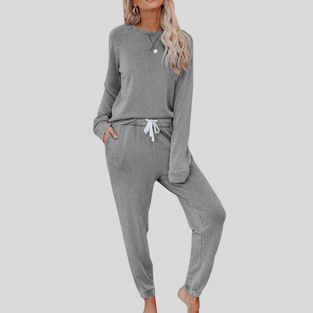 Wynne | Women's Long Sleeve Knit Lounge Set