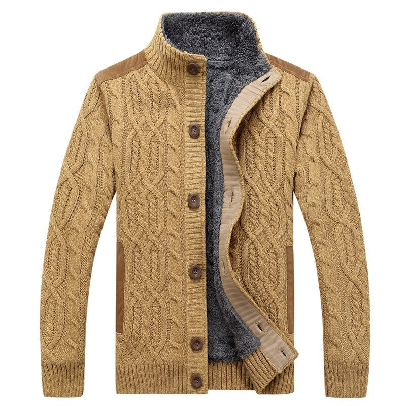 Charlton - Warm Twisted Knit Cardigan