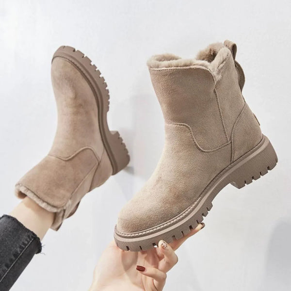 Women's Fur-Lined Winter Ankle Boots