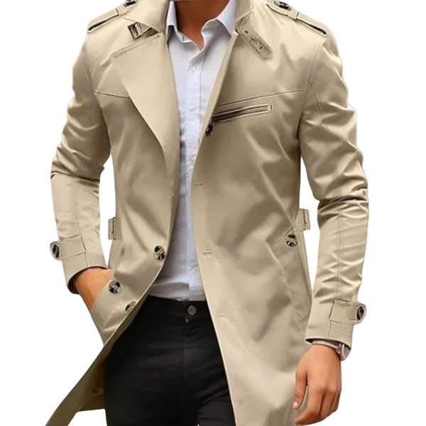 Men's Handcrafted Wool-Look Jacket