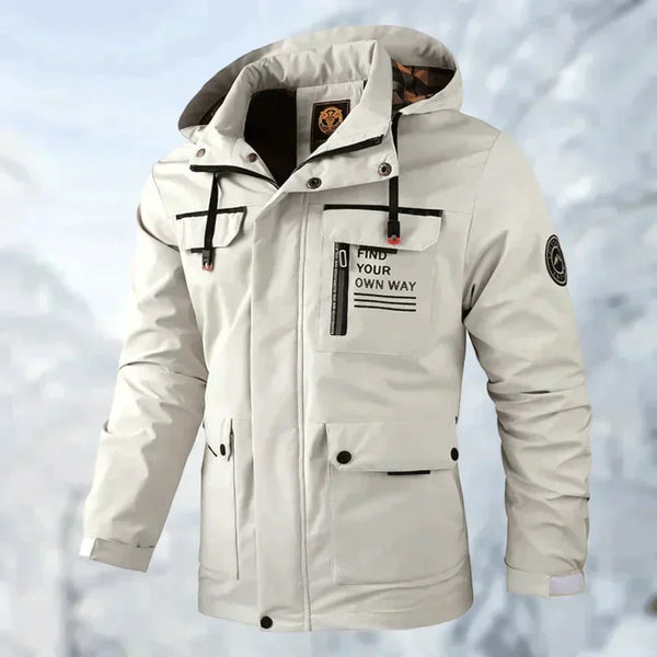 Men's Relaxed Outdoor Waterproof Jacket
