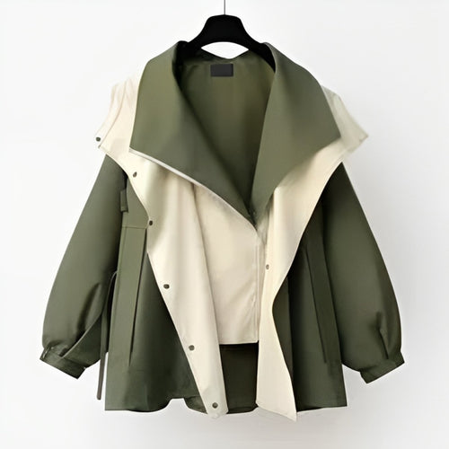 Women's Oversized Waterproof Trench Jacket