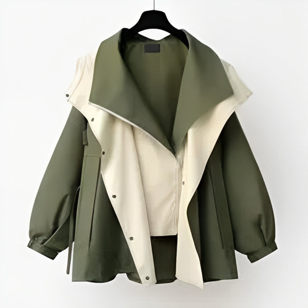 Women's Oversized Waterproof Trench Jacket