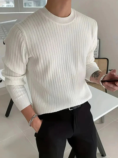 Men's Classic Crew Neck Knitted Sweater