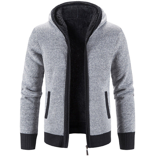 Men's Comfy Zip Knitted Cardigan Sweater