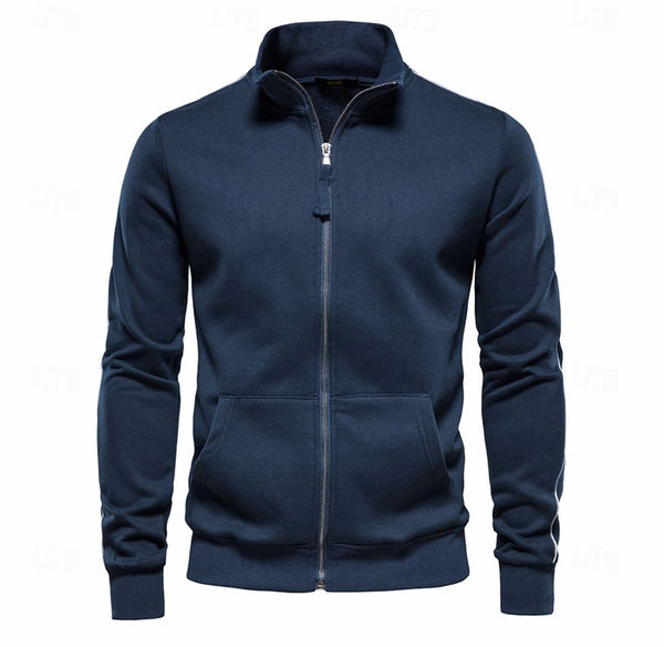 Men's Lightweight Zip Knitted Jacket